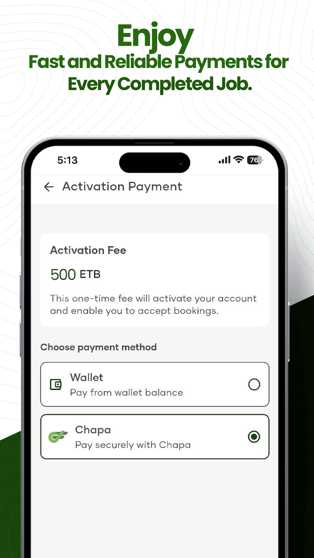 Zemen Provider app preview